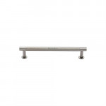 M Marcus Heritage Brass Partial Knurled Design Cabinet Pull with Rose 96mm Centre to Centre